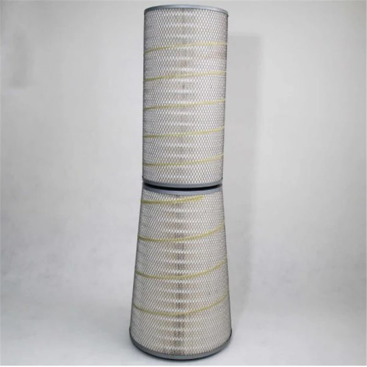 Wkład filtra wlotu powietrza do turbiny gazowej Owalny wkład filtra pyłu P191280 P191281 Dla Donaldson