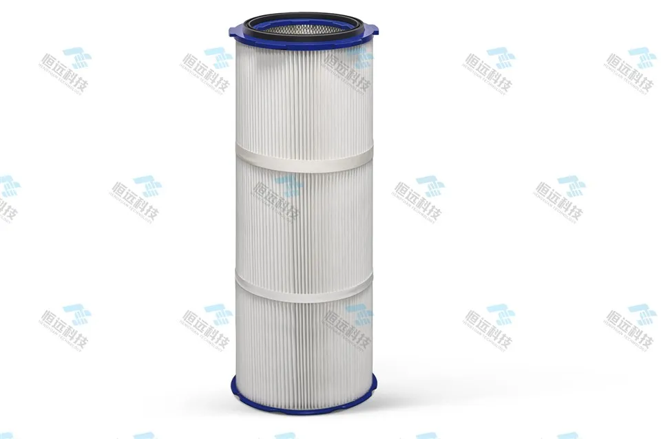 Przemysłowy odpylacz, zmywalny, poliestrowy wkład filtra powietrza typu spunbond