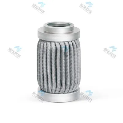 Niestandardowy filtr ze stali nierdzewnej spiekanej, przemysłowy filtr plisowany do płynów i olejów