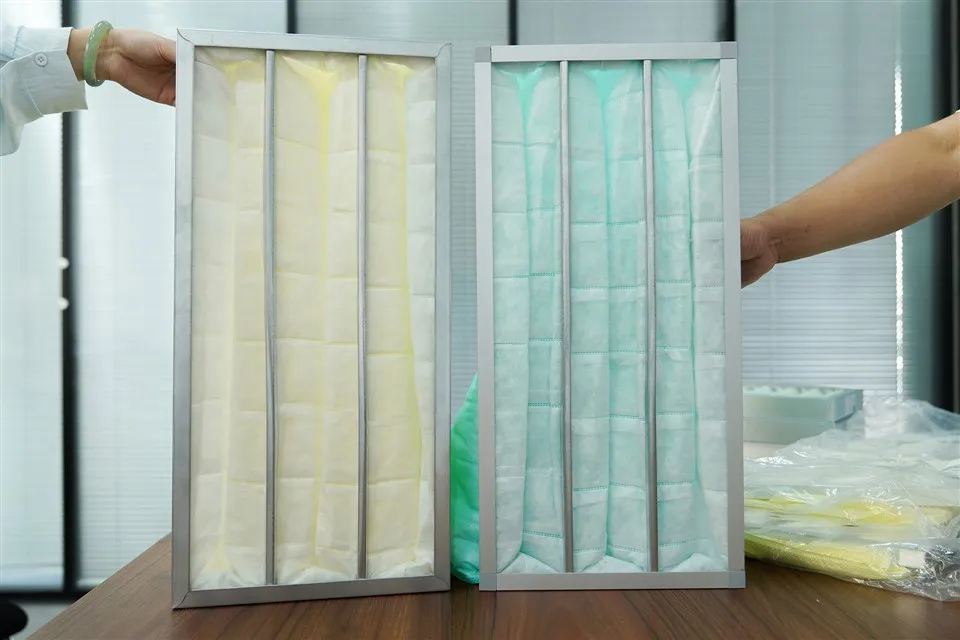 System wentylacji Rama aluminiowa F7 F8 F9 Kieszonkowy filtr powietrza